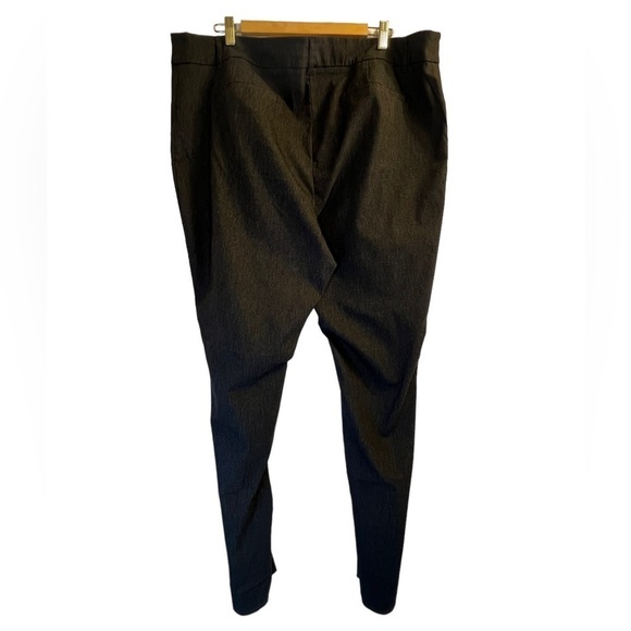 Reitmans Dress Pants Size 22 Pull On Smoky Dark Gray - Picture 9 of 11